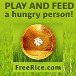 Just by reviewing your French, you earn rice which is donated to people around the globe.